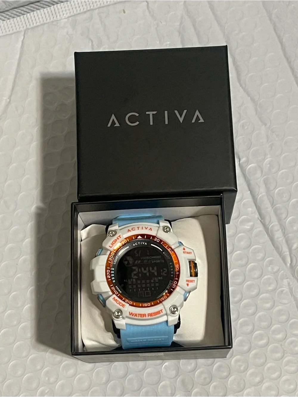 Activa X Invicta Digital Men's Watch - 56mm. Light Blue